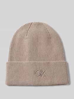 Calvin Klein Jeans Muts CK EMBROIDERY FINE RIB BEANIE K60K612590