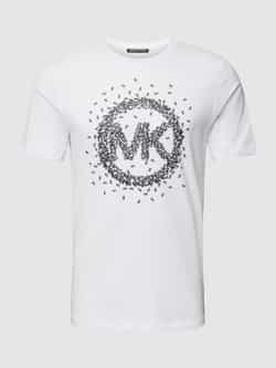 Michael Kors T-shirt met labelprint model 'SCATTERED'