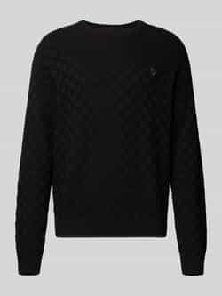 REVIEW Regular fit pullover in gebreide look