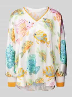 Herzensangelegenheit Blouseshirt met ronde hals