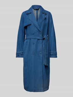 Vila Jeanstrenchcoat met strikceintuur model 'CI'