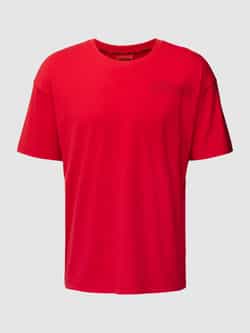 HUGO T-shirt met labelprint model 'Unite'