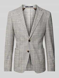 JOOP! Collection 2-knoops colbert met ruitmotief model 'Hoverest'