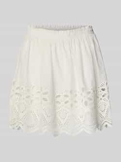 EDITED Minirok met broderie anglaise model 'Quella'