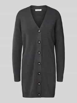 Christian Berg Woman Cardigan met V-hals en knoopsluiting