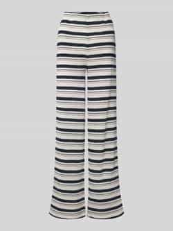 Jake*s Casual Flared stoffen broek met elastische band
