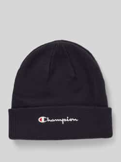 Champion Muts in gebreide look met logostitching