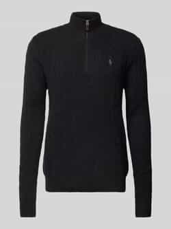 Ralph Lauren Wol en kasjmier trui Black Heren