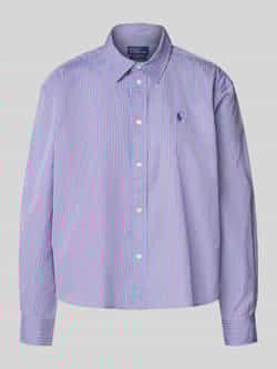 Polo Ralph Lauren Regular fit overhemdblouse met logostitching