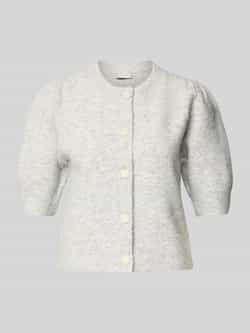 NEO NOIR Cardigan met wol en knoopsluiting model 'Turdy'