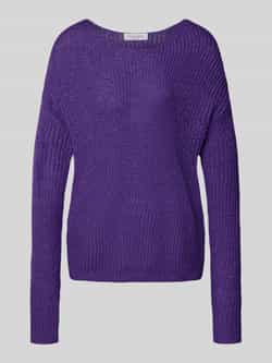 Christian Berg Woman Gebreide pullover met extra brede schouders