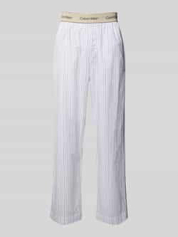 Calvin Klein Underwear Relaxed fit pyjamabroek met logostitching model 'Sleep'