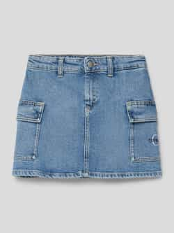 Calvin Klein Jeans Jeansrok met labelstitching model 'AUTHENTIC'