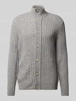 BRAX Regular fit gebreid jack met viscose model 'Jeff'