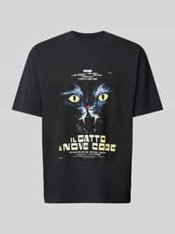 HUGO T-shirt met motiefprint model 'Dargex'
