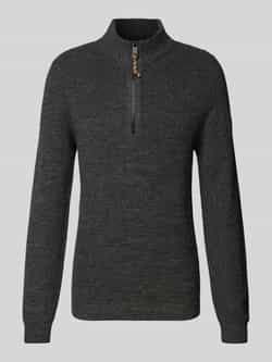 Camel active Katoenmix Gebreide Trui Gray Heren
