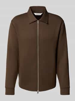 Selected Homme Regular fit sweatjack van viscosemix model 'EMANUEL'