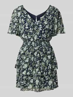 Apricot Mini-jurk met smokdetail