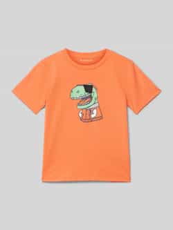 Tom Tailor Regular fit T-shirt met interactieve garnering