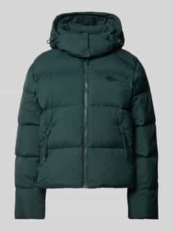 Lacoste Sport Gewatteerd jack met labeldetail