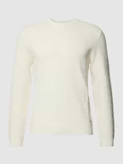 JOOP! Collection Gebreide pullover met structuurmotief model 'Fabion'