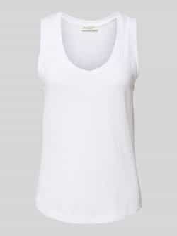 Marc O'Polo Regular fit tanktop van katoenen slubjersey