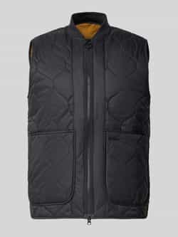 Barbour Regular fit bodywarmer met tweewegritssluiting