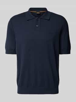 Boss Orange Regular fit poloshirt met labelstitching model 'Asac'