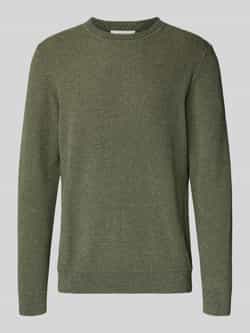 SELECTED HOMME Gebreide trui SLHROSS LS KNIT STRUCTURE CREW NECK NOOS