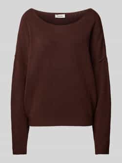 American vintage Gebreide pullover met ribboorden model 'DAMSVILLE'