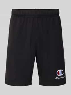 Champion Sweatshorts met logostitching en elastische band