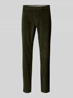 Selected Homme Straight fit broek van corduroy model 'MILES'
