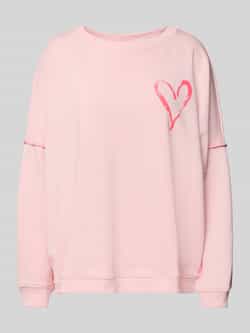 Miss goodlife Oversized sweatshirt met ribboorden