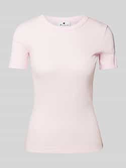 Champion T-shirt met geribde ronde hals