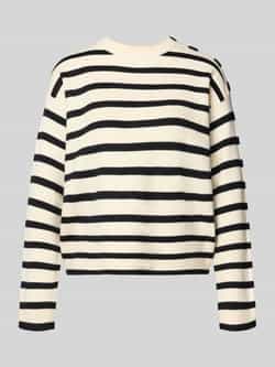 Vero Moda Trui met ronde hals VMSABA LS O-NECK BUTTON PULLOVER GA NOOS