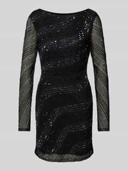 Lace & Beads Cocktailjurk met boothals