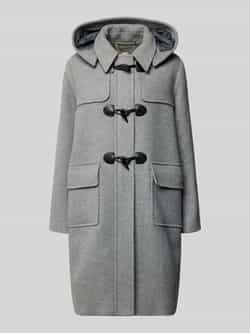 Barbour Comfort fit houtje-touwtjejas van wolmix model 'MELODY'