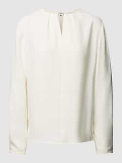 Calvin Klein Womenswear Blouse met V-hals model 'METAL BAR'