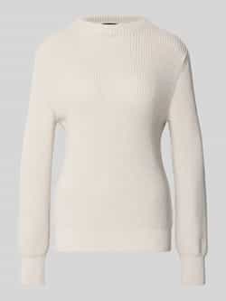Monari Gebreide pullover met ronde hals