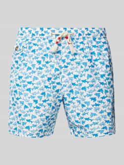 MC2 Saint Barth Regular fit zwembroek met klepzak model 'LIGHTING'