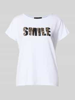 Betty Barclay T-shirt van viscosemix met statementprint