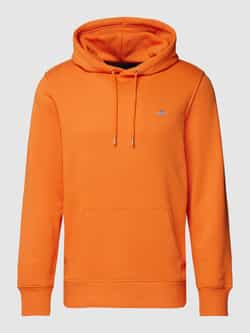 Gant Hoodie met labelstitching model 'REG SHIELD'