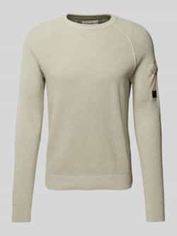 S.Oliver RED LABEL Regular fit gebreide pullover met raglanmouwen en structuurmix