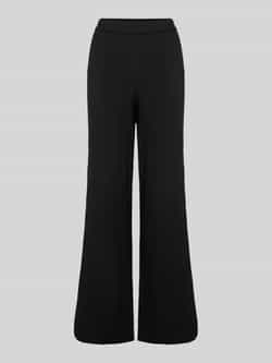 Jake*s Collection Flared stoffen broek met structuurmotief