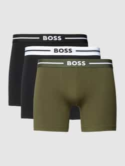 Boss Boxershort met band met label in een set van 3 stuks