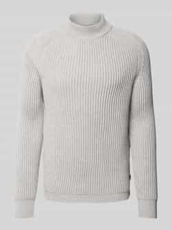 Boss Orange Gebreide pullover met opstaande kraag model 'Kearth'