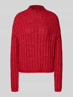 HUGO Relaxed fit gebreide pullover van katoenmix met wol model 'SAFINEYNY'