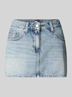 Tommy Jeans Micro-mini-jeansrok van een mix van katoen en lyocell