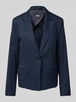 Boss Blazer met paspelzak op de borst model 'Jupan'