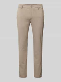 Only & Sons Slim fit stoffen broek in gemêleerde look model 'MARK'